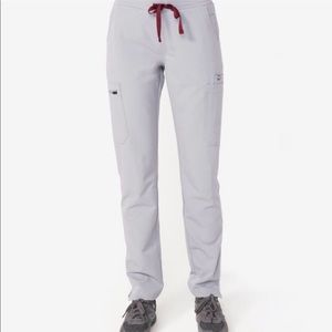 FIGS Cement Yola Skinny Scrub Pants